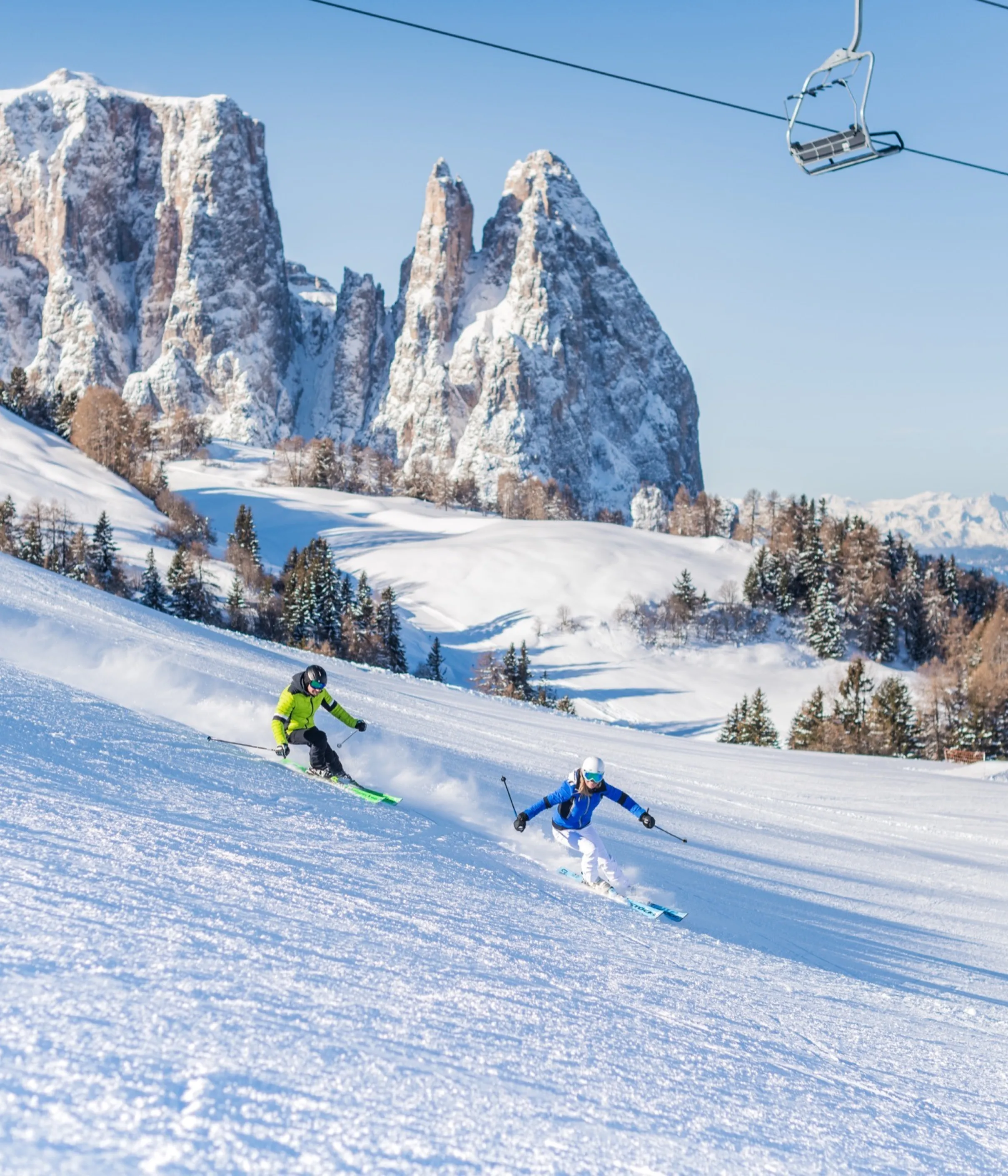 Ski and snowboard courses on the Alpe di Siusi
